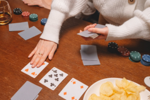 placing cards